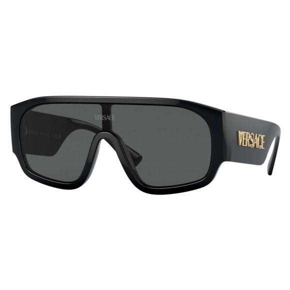 Versace Accessories - NEW VERSACE WOMEN SHIELD SUNGLASSES VERSACE VE4439 GB1/87